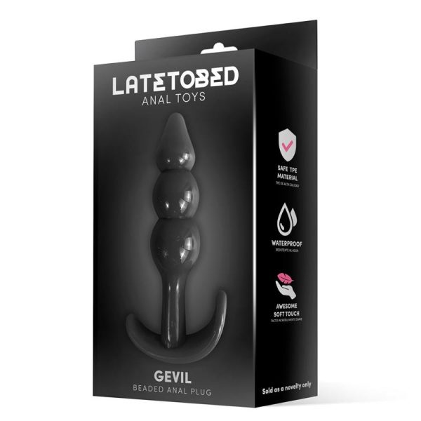 Gevil Plug Anal en Ancla Negro - imagen 2