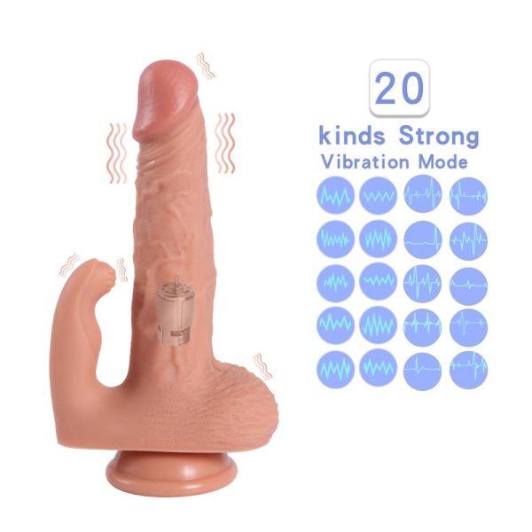 Haydon Dildo con 20 Modos de Vibración y Estimulador de Clítoris - imagen 6