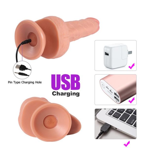 Haydon Dildo con 20 Modos de Vibración y Estimulador de Clítoris - imagen 10