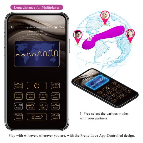 Hector Vibrador con Electroshock y App Rosa - imagen 13