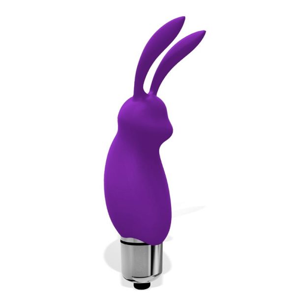 Hopye Bala Vibradora Conejito Silicona Púrpura - imagen 2