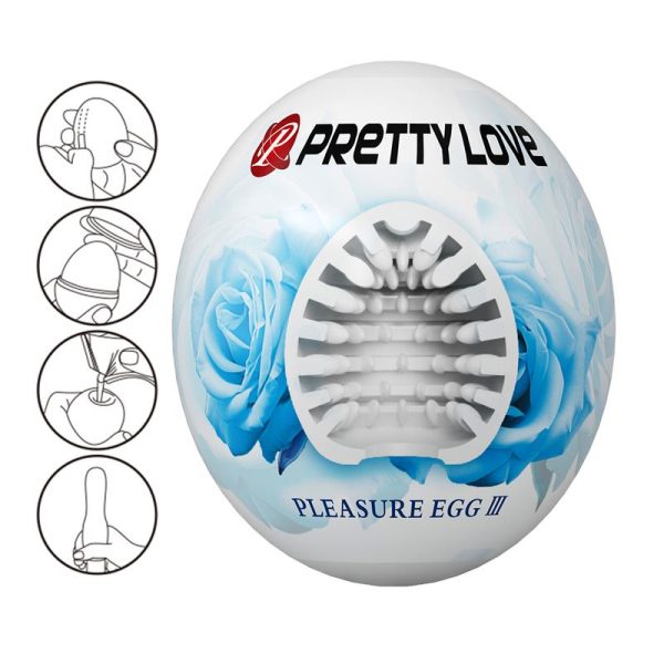 Huevo Masturbador Pleasure Egg III Blanco - imagen 7