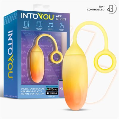 Huevo con APP Silicona Doble Capa Amarillo/Naranja