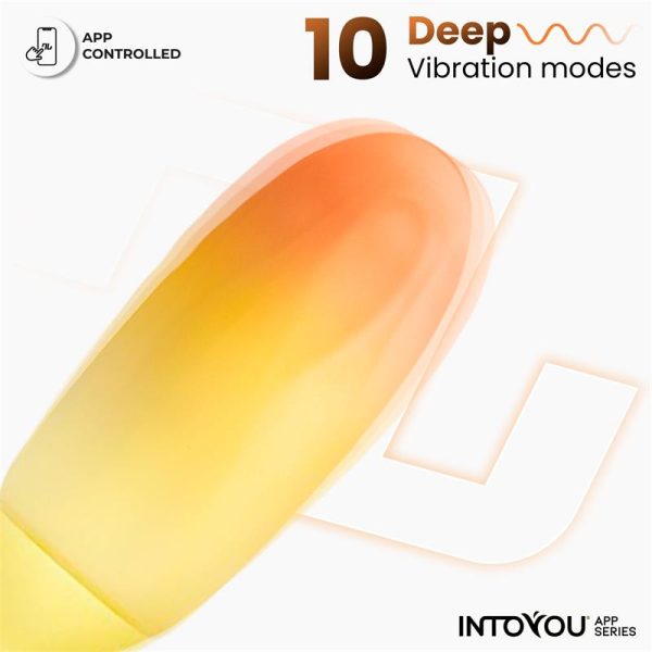 Huevo con APP Silicona Doble Capa Amarillo/Naranja - imagen 4