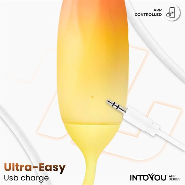 Huevo con APP Silicona Doble Capa Amarillo/Naranja - imagen 7