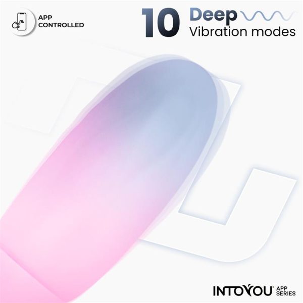 Huevo con APP Silicona Doble Capa Azul/Rosa - imagen 2