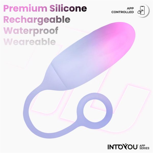 Huevo con APP Silicona Doble Capa Rosa/Azul - imagen 6