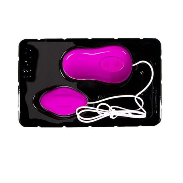 Huevo Vibrador Avery Color Rosa y Blanco - imagen 3