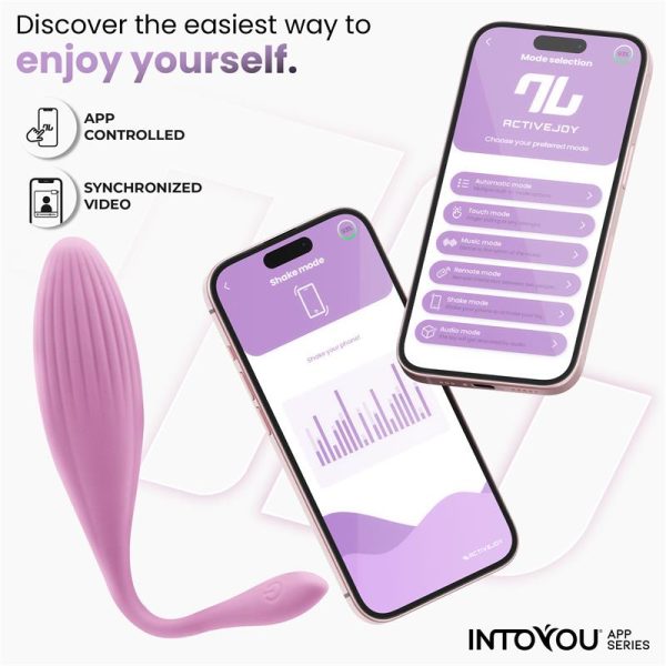 Huevo Vibrador con Bolas Internas con Rotación y APP USB - imagen 8