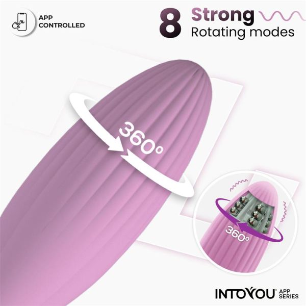 Huevo Vibrador con Bolas Internas con Rotación y APP USB - imagen 2