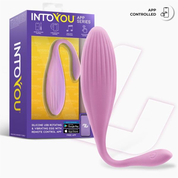 Huevo Vibrador con Bolas Internas con Rotación y APP USB - imagen 7