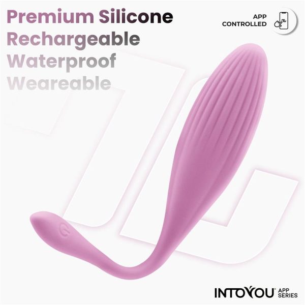 Huevo Vibrador con Bolas Internas con Rotación y APP USB - imagen 6