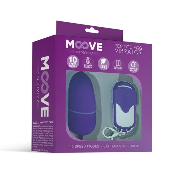 Huevo Vibrador con Control Remoto Mini Púrpura - imagen 3