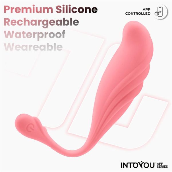 Huevo Vibrador con Movimiento Waving con APP USB - imagen 2
