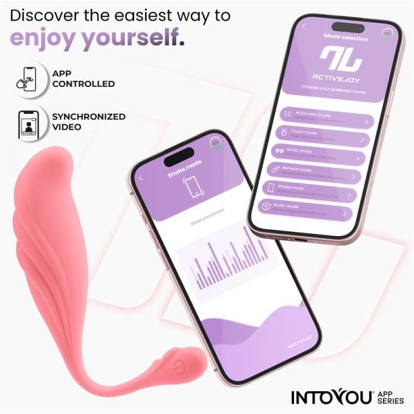 Huevo Vibrador con Movimiento Waving con APP USB - imagen 9