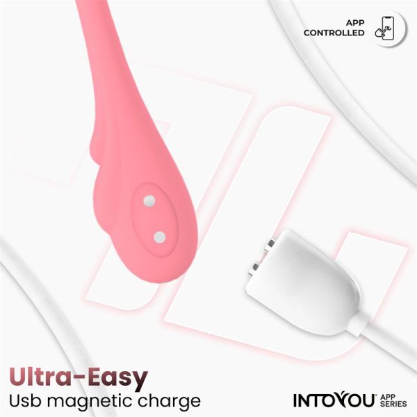 Huevo Vibrador con Movimiento Waving con APP USB - imagen 6