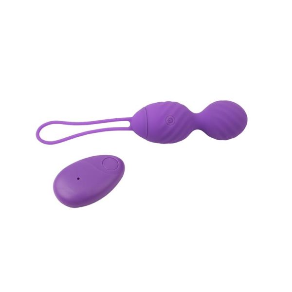 Huevo Vibrador Control Remoto Ridged USB Silicona 7.4 - imagen 4