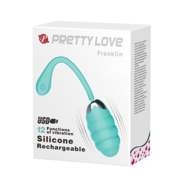 Huevo Vibrador Franklin USB Silicona - imagen 3
