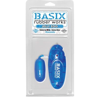Basix Rubber Works Jelly Egg - Color Azul