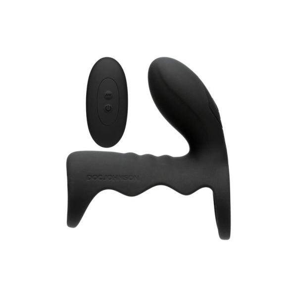 Jaula para el Pene con Vibración y Control Remoto Negro - imagen 3