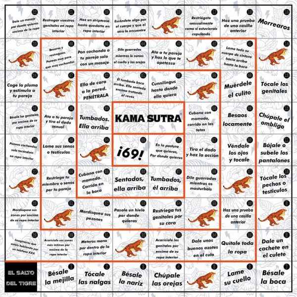 Juego de Mesa el Salto del Tigre Erótico - imagen 3