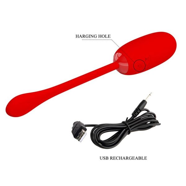 Julius Huevo Vibrador Rojo - imagen 3