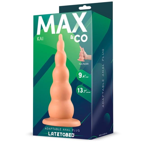 Kai Plug Anal Adaptable Natural 9,4 - 18,4 cm - imagen 4