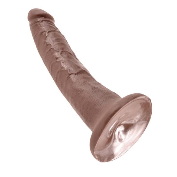 King Cock Pene de 17,78 cm - Color Marrón - imagen 4