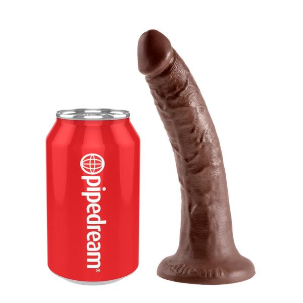 King Cock Pene de 17,78 cm - Color Marrón - imagen 5