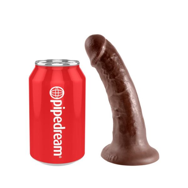 King Cock Pene de 6 - Color Marrón - imagen 5