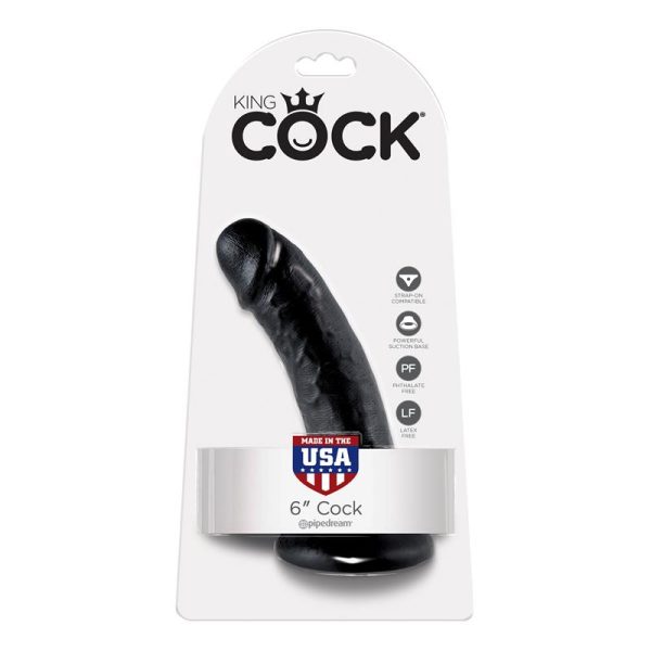 King Cock Pene de 6 - Color Negro - Imagen 3