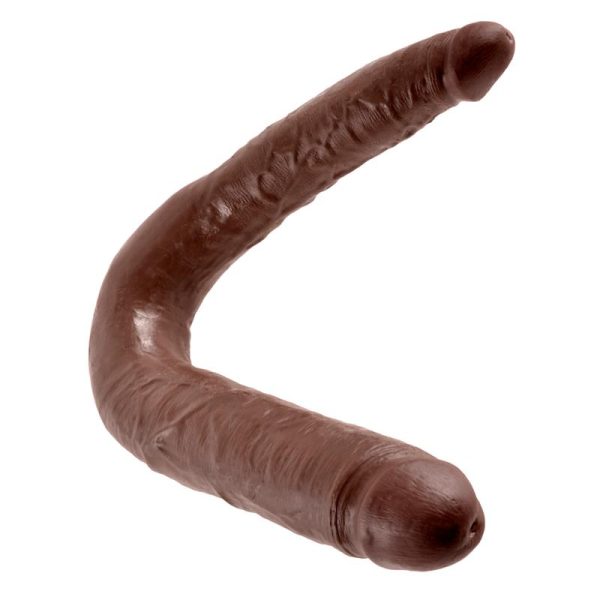King Cock Pene Doble Penetración Grande - Color Marrón - imagen 4