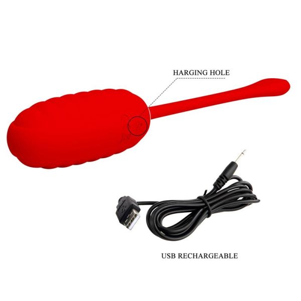 Kirk Huevo Vibrador Rojo - imagen 7