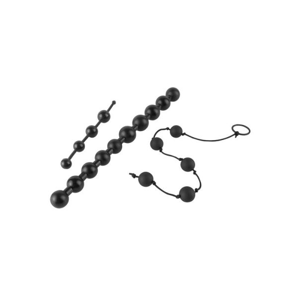 Anal Fantasy Collection  Kit Bolas Anales Principiantes - Color Negro - imagen 3