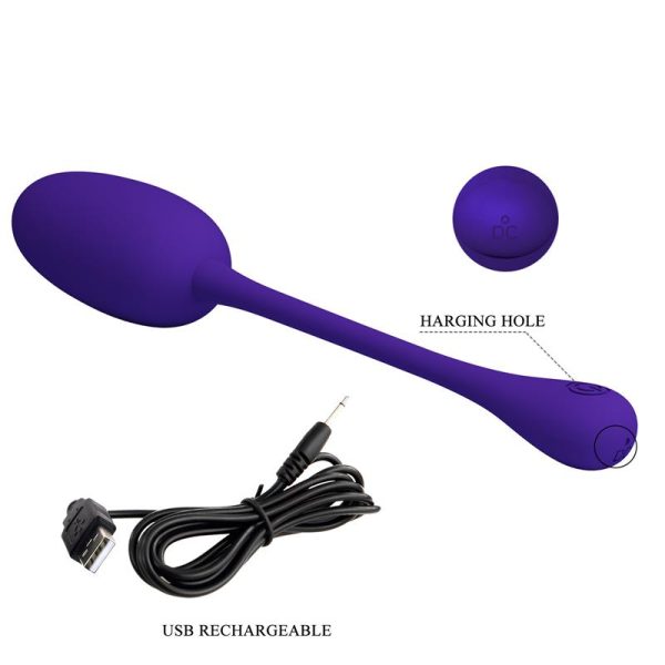 Knucker Huevo Vibrador Púrpura - imagen 4