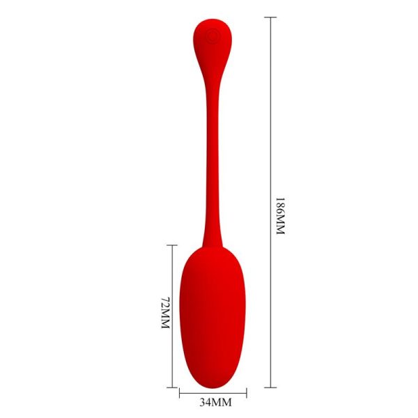 Knucker Huevo Vibrador Rojo - imagen 7