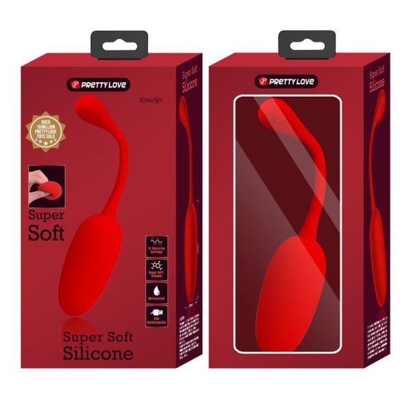 Knucker Huevo Vibrador Rojo - imagen 10