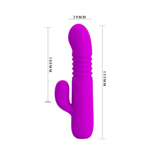 Leopold Vibrador con Función de Movimiento USB Silicona - imagen 9