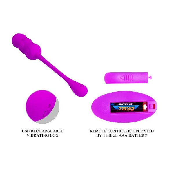 Leshy Huevo Vibrador con Control Remoto USB - imagen 3