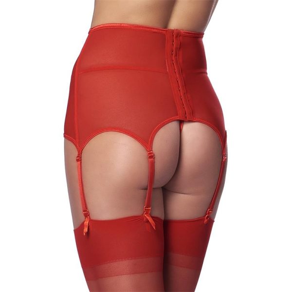 Liguero Ancho con Tanga Rojos - Imagen 3