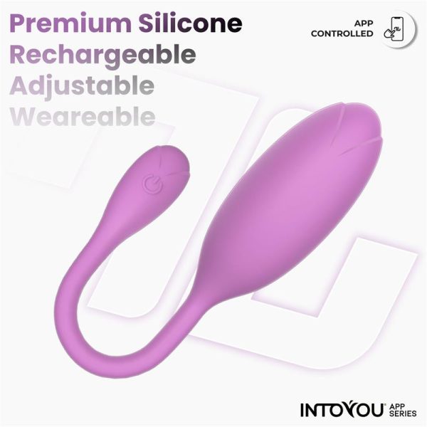 Logan Huevo Vibrador con APP Unibody Púrpura - imagen 5