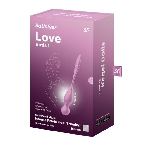 Love Birds 1 Bolas Kegel con APP Rosa - imagen 6