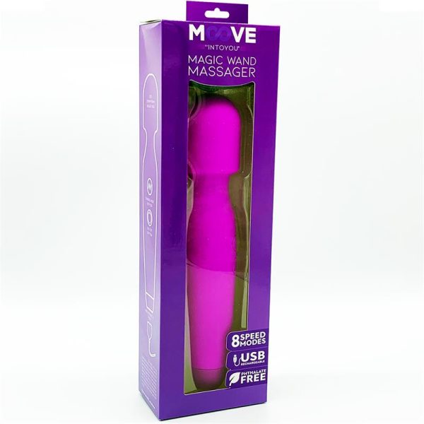 Magic Wand Masajeador Silicona Purpura - Imagen 3