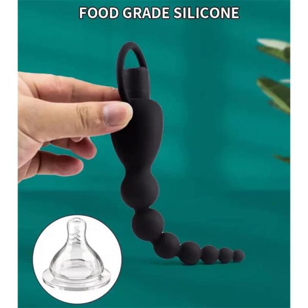 Marbe Cadena Anal con Vibración USB Silicona - imagen 5
