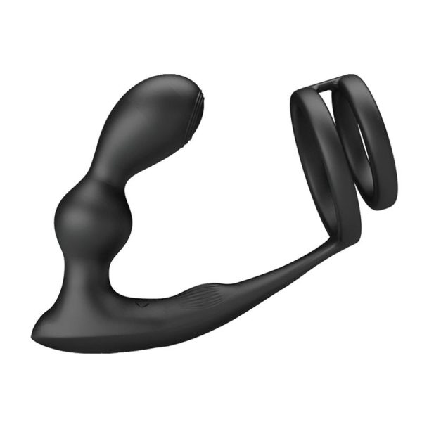 Marshall Plug Anal con Vibración y Anillo para el Pene y Testículos - imagen 6