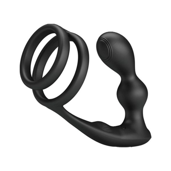 Marshall Plug Anal con Vibración y Anillo para el Pene y Testículos - imagen 10