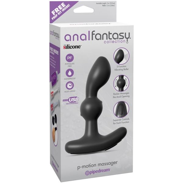 Anal Fantasy Collection Masajeador P-Motion - Color Negro - imagen 4