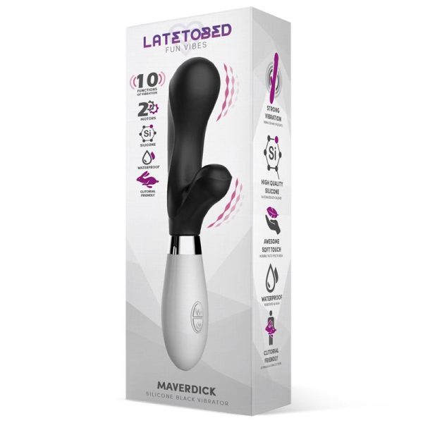 Maverdick Vibrador Silicona Negro - imagen 4