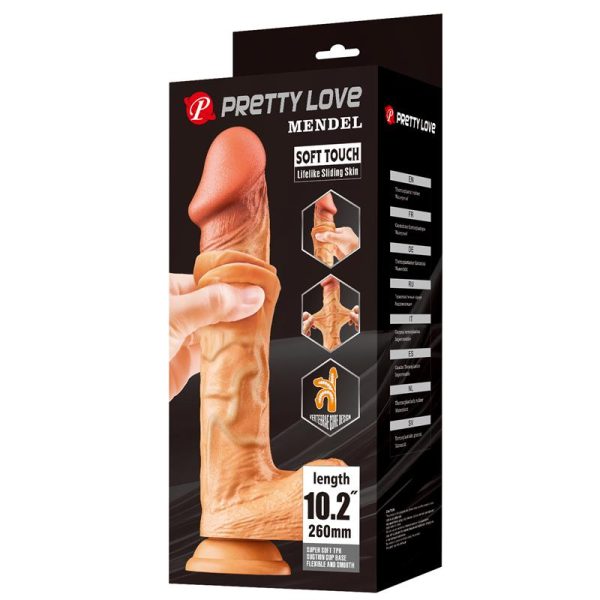 Dildo Realista Piel Deslizante 26 cm - imagen 6
