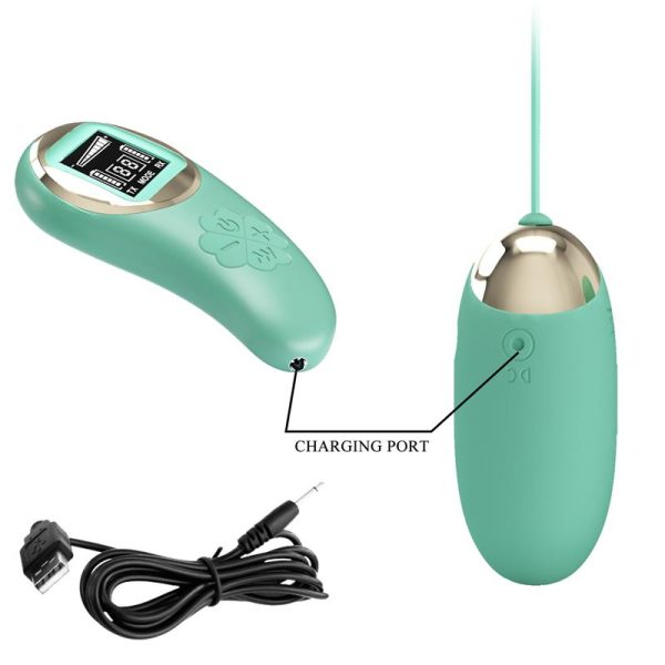 Mina Huevo Vibrador con Control Remoto Pantalla Digital Verde - imagen 6